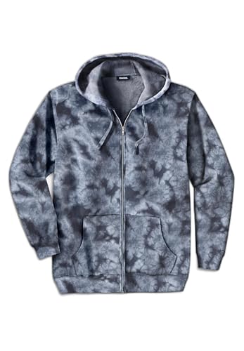 Image of KingSize Men's Big & Tall Fleece Zip-front Hoodie Jacket