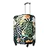 JBYJBX Tropical Summer Hawaiian Flower Palm Leaves Print Suitcase Cover Luggage Protector Washable Elastic Fashionable Travel Gear Cover
