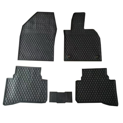 Lwope トヨタ 新型 プリウス 60系 フロアマット PRIUS ZVW60/ZVW65/MXWH60/MXWH65 2023年1月～現行 カーマット 1列目&2列目用 柔らかい ラテックス素材 高い耐寒性 滑り止め 汚れ防止 防水 防塵 車種専用設計 取付簡単 保護パーツ カー用品 5枚セット