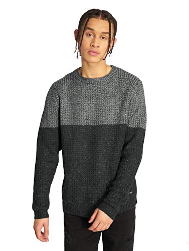 Only & Sons Onslazlo Reg 3 Blocked Crew Neck Knit CS Suéter, Color Gris, S para Hombre Cover