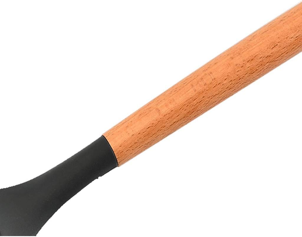 Utensilien-Set, Küchenutensilien, 11-teiliges Kochutensilien-Set, antihaftbeschichtetes, hitzebeständiges Silikon, Kochgeschirr mit Holzgriff, Kochutensilien-Sets(Grün)