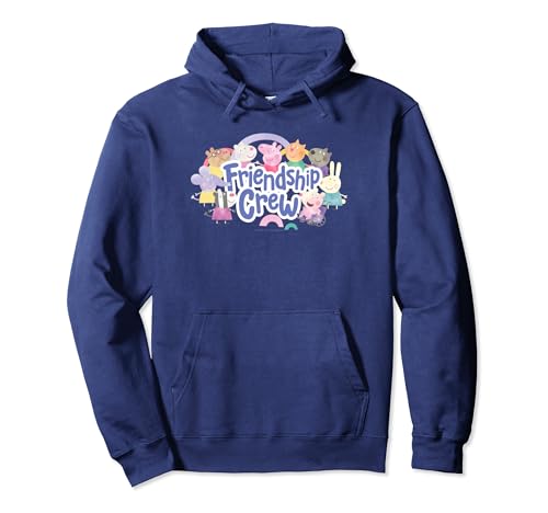 Peppa Pig Sweat Rose Fille Pull Capuche Coton