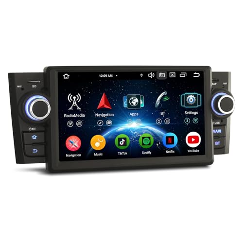 ✪【1 DIN Autoradio per fiat】Autoradio CarPlay 1din per Fiat Grande Punto 2005-2009, Fiat Linea 2007-2011.【Dimensioni di installazione】242 mm (larghezza superiore)*90 mm (altezza)*232 mm (larghezza inferiore). 【Nota importante】Se si dispone di Fiat Grande Punto / Linea 2012-2016 con le dimensioni della radio OEM 248 mm (larghezza superiore)*100 mm (altezza)*225 mm (larghezza inferiore), è necessario acquistare l'altro articolo ES6761P-TIT (ASIN: B0DF2MNFM2) nel nostro negozio.
