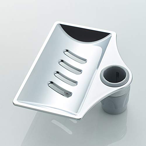 Support pommeau de douche Ibergrif argenté pour une salle de bain zen - 5
