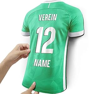 Elbeffekt Trikotlampe für Bremen Fans aus Holz – personalisierbares Geschenk – schenke Dein individuellen Bremen…