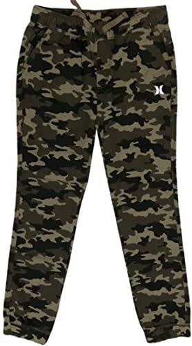 Hurley Boys' Little Woven Jogger Pants, Dark Camo, Large