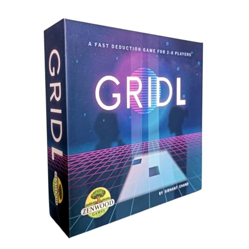 Image of GridL (2nd Edition), A Fast Deduction Board Game | 2-8 Players, Age 14+ | Fun Party Game for Adults, Teens and Children