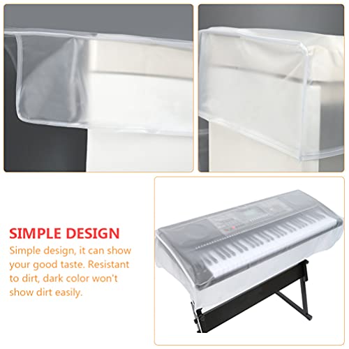 ARTIBETTER Tampa Do Teclado de Piano Teclado Transparente Tampa Protetora Contra Poeira Universal An