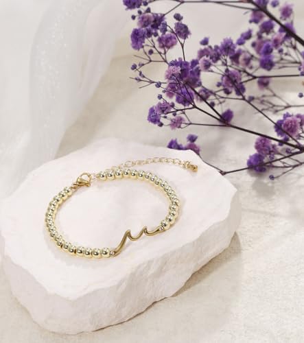 Best Bestie gifts for women gifts,Wave Bracelet friend gifts for Best friend Soul Sister Christmas Thanksgiving Day Valentines Day Gifts For Her3