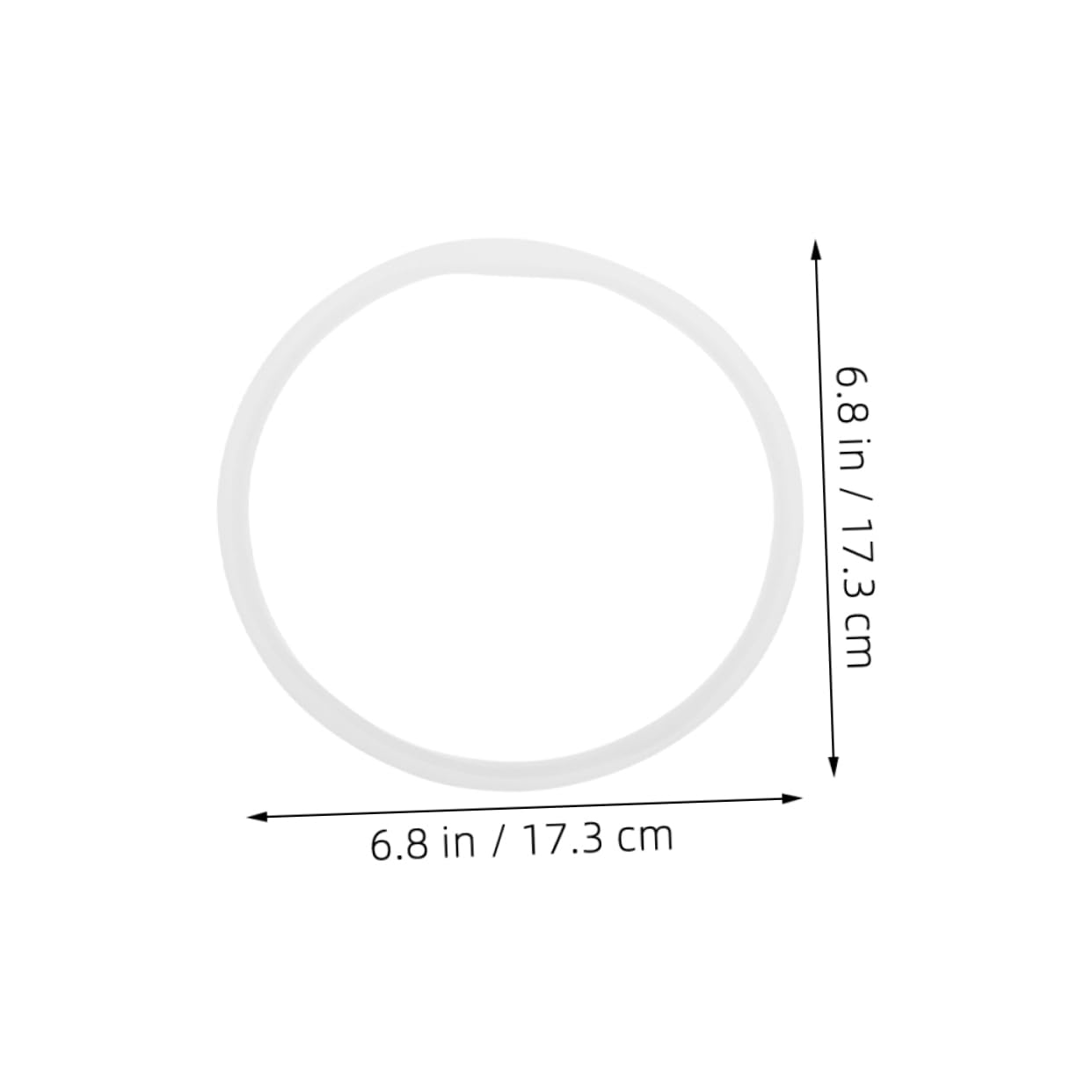 Cabilock Meat Grinder Sealing Ring Silicone Mincing Machine Lid Gasket Large Sealing Ring Reusable Easy Install Leakproof Noise Reduction 15.5cm