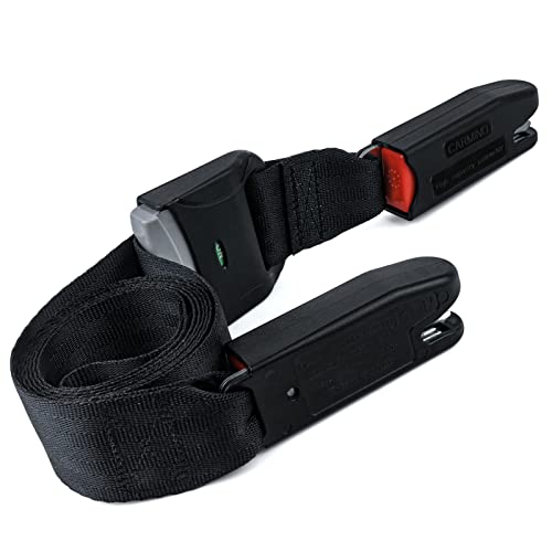 DIRAWOR Straps Pads Pad Compatible with Universal ISOFIX Seat Black Car Fixing Straps Covers with Latch Interface Accessory Cover Set(Black)