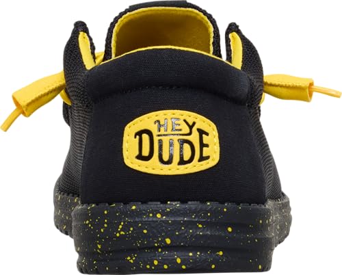Image of HEYDUDE Men's Wally Stretch Sox Slip-On Loafer, Lightweight, Breathable, with Flex & Fold Outsole