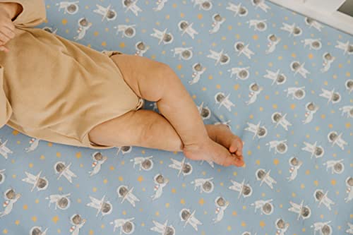Image of Copper Pearl Premium Knit Baby Crib Sheets: Breathable and Soft, Fitted Sheets for Standard Mattresses, Crib Sheets for Boys and Girls, Neil