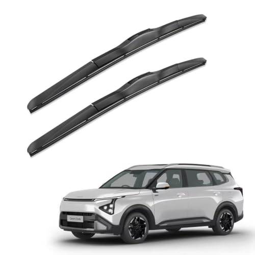 Image of Oshotto Frameless (O.E.M Type) Wiper Blades Compatible with Kia Carens Clavis (24 inch / 16 inch)