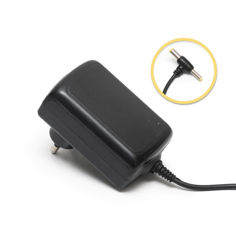 Image of 12V 1A DC Power Adapter, AC 100-240V Input, 5.5mm Jack, for CCTV Camera, Router, DVR, NVR, LED Strip, LCD Monitor (1.25 Mtr Length)