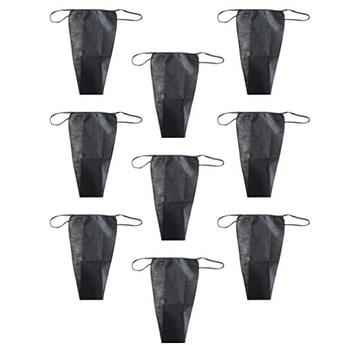 EXCEART 100Pcs Dama Desechable Tanga De No Tejido 100 Pcs para Sauna Ropa Interior Negra para Uso Diario O SPA
