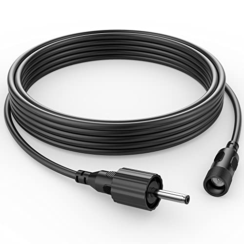 POPOSOAP 10 Feet Extension Cord for Solar Water Fountain Pump, Power Cord Extension for POPOSOAP Solar Water Pump Extension Cable DC3515 10Ft