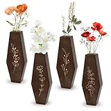 Photo Gallery ot-nvwozr 4 vasi da parete in legno, decorazione moderna da parete, per soggiorno, decorazione da parete, per piante, interni, fiori, camera da letto, bagno Photo Gallery ot-nvwozr 4 vasi da parete in legno, decorazione moderna da parete, per soggiorno, decorazione da parete, per piante, interni, fiori, camera da letto, bagno