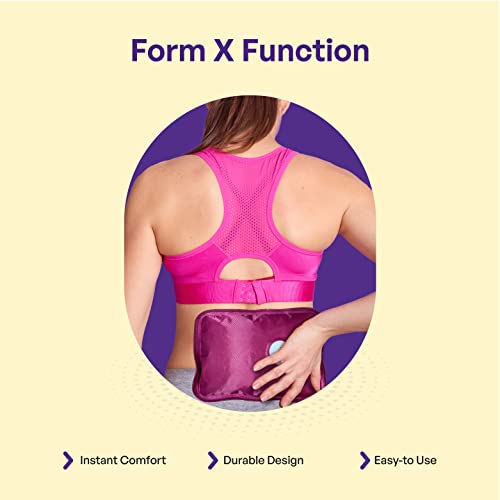 Image of Careforce - The Force Behind Your Health Electric Hot Water Bag Electric Heating Pad For Period Cramps Electric Hot Bags In Back,Neck,Shoulder & Full Body Electric Heating Bag -Pink