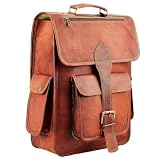 HULSH Handmade Vintage Leather Backpack