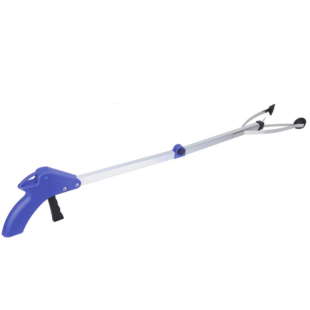 LSFYYDS Garbage Picker,Long Grabber Pickup Tool,Folding Trash Grabber for Garden Leaves Waste Pick Up (Blue Handle)-image-25