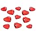 Amscan 370517 Heart Gem Scatter - 2 cm - 3 cm | Red | 24 Pcs. Decor