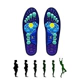 Magnetische Einlegesohlen, 1 Paar Magnetische Massage Gel Einlegesohlen, Akupressur Einlegesohlens Herrn Damen, Reflexologie Akupressur Einlagen Plantar Fasciitis Fuß Gesundheitspflege 40-43