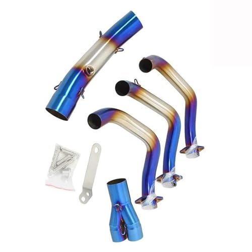Tuyau d'échappement avant en alliage pour Yamaha MT-09 2014-2020