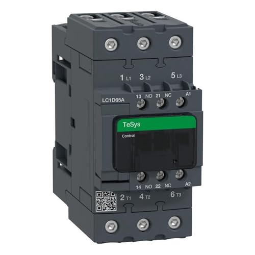 Contacteur tripolaire 65 A LC1D65AQ7C pour moteur triphasé 380 V 50/60 Hz