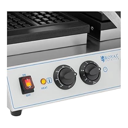 Royal Catering RC-WM01 Waffeleisen rund 1.300 W Waffeleisen rund Waffelmaschine – Bild 4