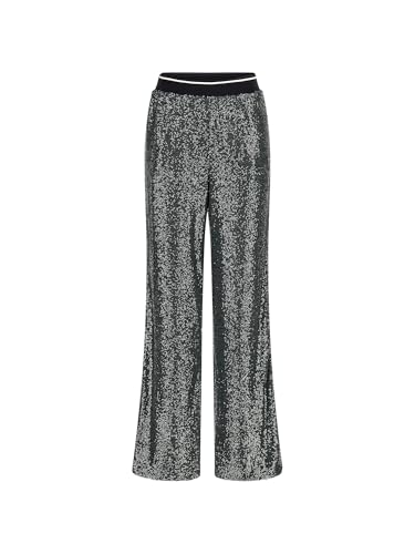 GUESS Women's Mini Sequins Straight Long Pants3