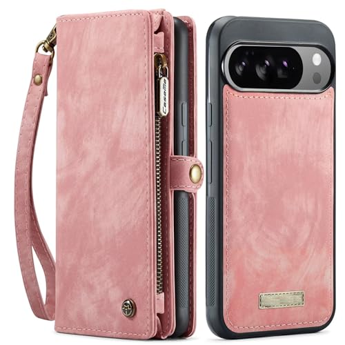 Fengyue �P�[�X Google Pixel 10 / 10 Pro �Ƃ̌݊������� ���z�^ �J�[�h���[ ���K���� ���C�����X�[�d �J�o�[ �蒠�^ �J�[�h�|�P�b�g�t�� ���[�|�P�b�g 2 in 1 �}�O�l�b�g�z�� ���u�� �ϏՌ� �X�g���b�v�t��