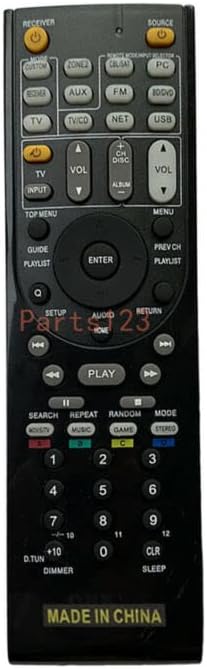 Replacement Remote Control Replace for TV/Audio/Projector US for Onkyo AV Receiver System HT-R980 HT-R990 TX-NR809 TX-NR609