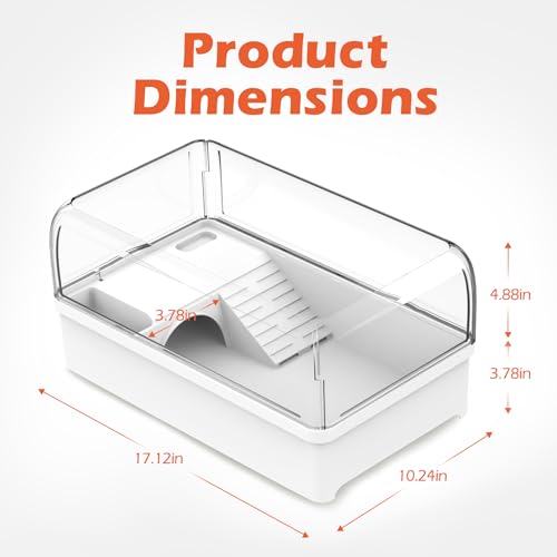 Azv HIDETANKS Turtle Tank Habitat Kit, Aquatic Tortoise Starter Enclosure With Hideout, Multi Function Area, Basking Platform Light, Drainage, Plant, Water Pump Filter, Aquarium Tank thumb #6