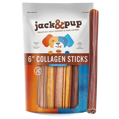 Jackpup 6 Beef Collagen Sticks for Canine | Rawhide Free Canine Chews Lengthy Lasting | Single Ingredient Wholesome Canine Treats for Medium Canine | Bully Stick Various 10 Pack  Cucciolini Doodles Jackpup 6 beef collagen sticks for canine | rawhide free canine chews lengthy lasting | single ingredient wholesome canine treats for medium canine | bully stick various 10 pack   cucciolini doodles