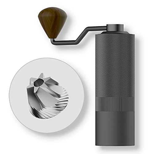 MAVOCOFFEE Wizard Manual Coffee Grinder, Burr Coffee Bean Grinder - Capacity 20g with CNC Stainless Steel Hex Cone Burr - For Espresso, French Press, Pour Over - Hand Grinder Gifts - Home and Camping MAVOCOFFEE Wizard Manual Coffee Grinder, Burr Coffee Bean Grinder - Capacity 20g with CNC Stainless Steel Hex Cone Burr - For Espresso, French Press, Pour Over - Hand Grinder Gifts - Home and Camping