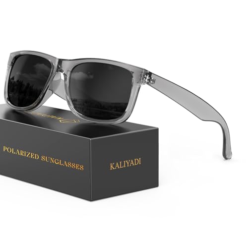 Image of KALIYADI Sunglasses-Men Polarized-Sunglasses for Men: Classic Sun Glasses for Driving Fishing Golf with UV400 Protection