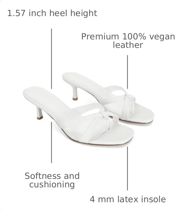 Image of Dsevht Gold Kitten Heel Sandals for Women Flip Flop Strappy Mule heels Rounded Open Toe Heeled Thong Sandals Women