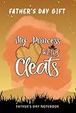  Fathers Day Gift Womens My Princess Wears Cleats Softball Mom Baseball Dad Gift V-Neck - Father\'s Day Notebook: Fathers day Notebook: Happy Fathers ...  Funny Gag gift for dad or for his birthday