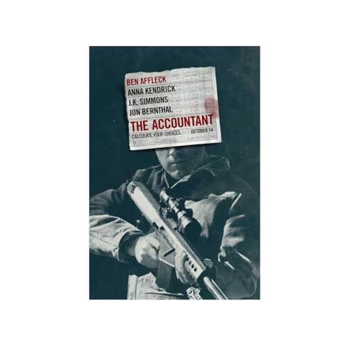Ez Wake The Accountant Anna Kendrick Ben Affleck Movie Film 12x16 Poster