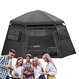 Tienda de campaña exterior – Con protección solar para camping – Grandes tiendas de picnic, para familias, parejas, excursionistas, mochilas, excursiones, picnics, excursiones a la playa