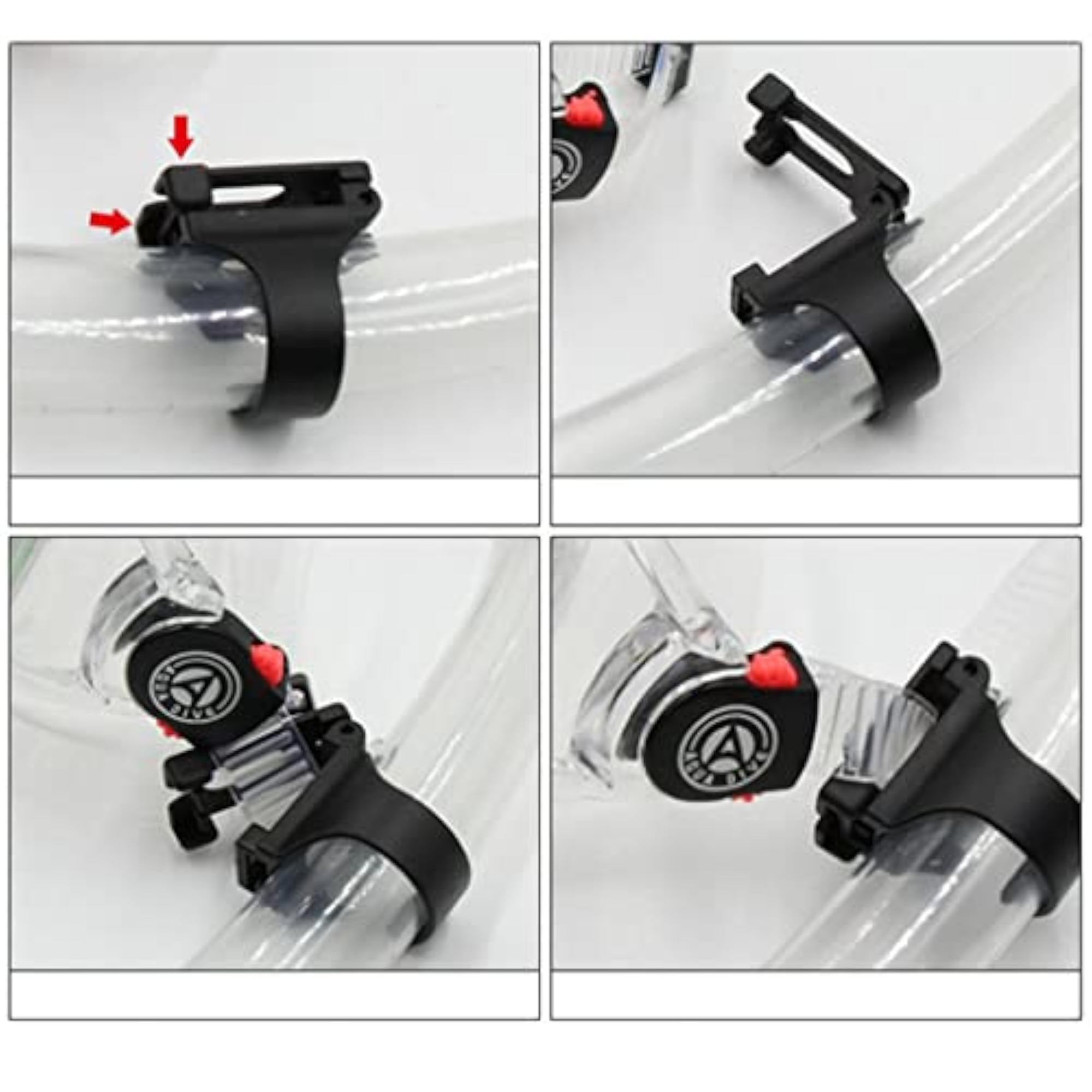 Quick Release Poly Snorkel Clip Keeper, Universal Attachment