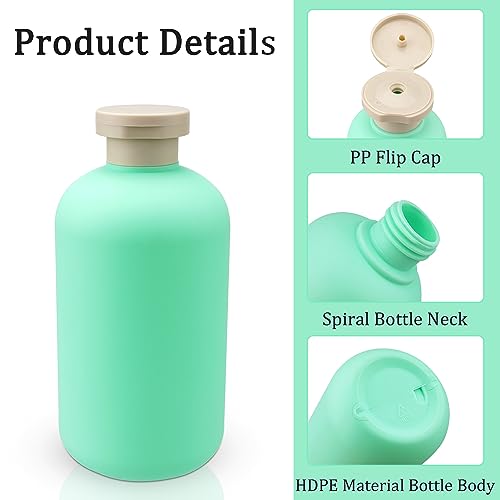 Shampoo and Conditioner Bottles 16.9oz 2 Pack Travel Bottles for Toiletries3