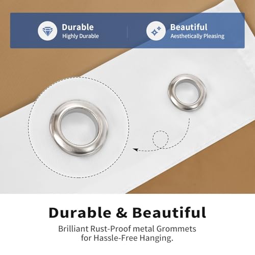 Drapeau double face marron 1,5 x 2,4 m – Bannière robuste d'extérieur - 5