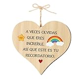 Regalos De Reyes,Regalo Amiga Placa Colgante De Madera Con Forma De Corazón,Regalo Amiga Cumpleaños,Regalos Originales Para Amigas