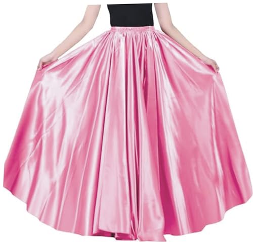 Image of Radhika 'n' Dhaanya creation Women's Silk Fabric Double Umbrella Lehenga Skirt Flare 8 to 9 mtrs.