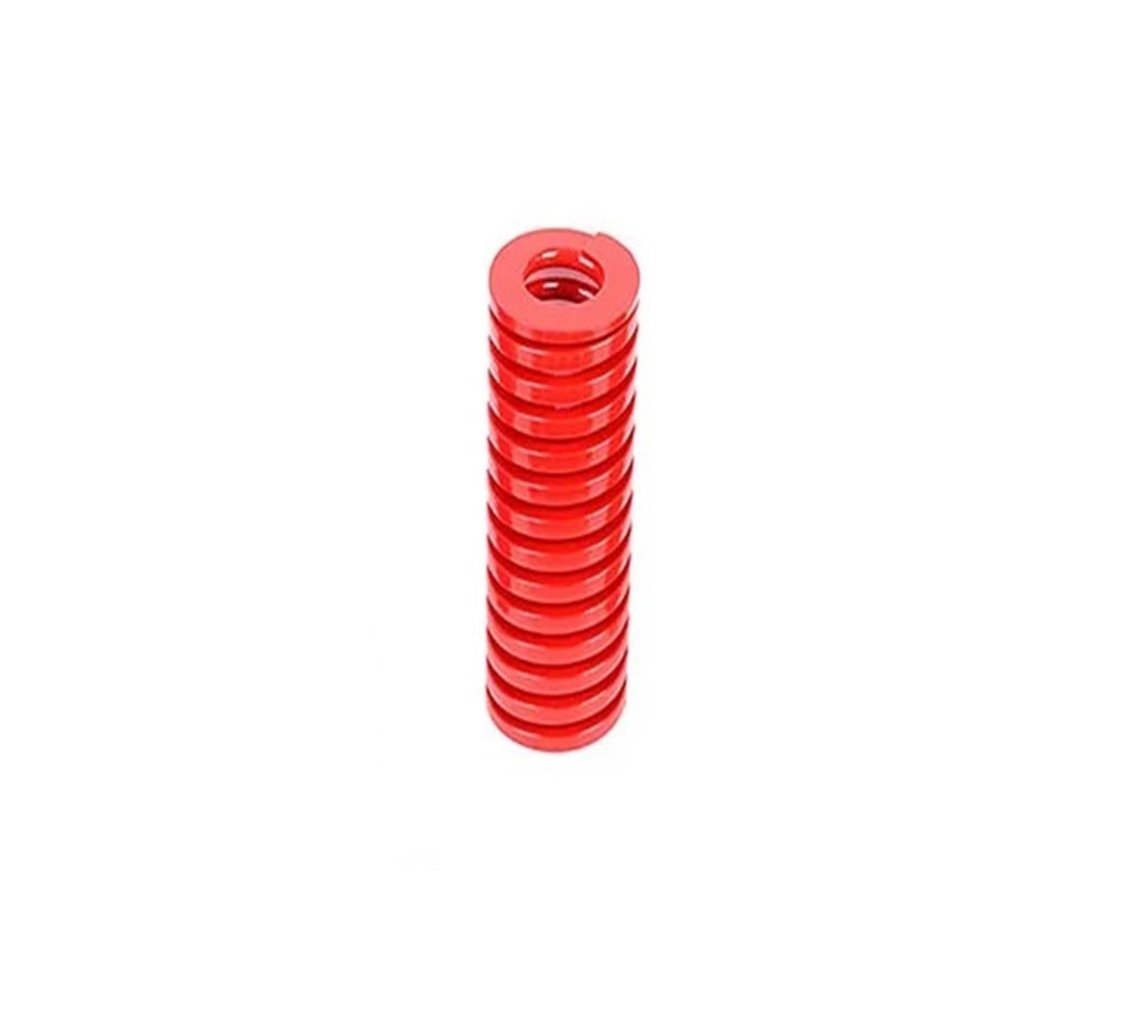 4 pz Molle di stampo compressione stampata a spirale durevoli diametro esterno 16 mm interno 8 mm lunghezza 20-55 mm (16 x 8 x 35 mm, rosso)