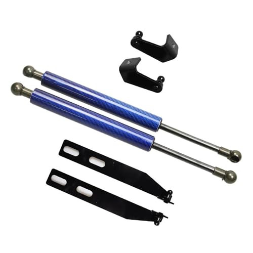Vérins gaz en fibre de carbone bleu pour capot Toyota Yaris XP90