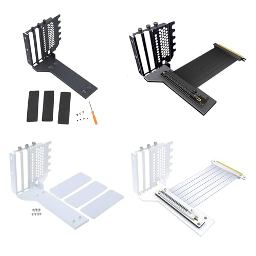 Image of Vertical GPU Mounting Bracket PCIE3.0 X16 Slot Bracket with Toolless Adjustment for Gaming PC PCIE3.0 Compatible Accessory