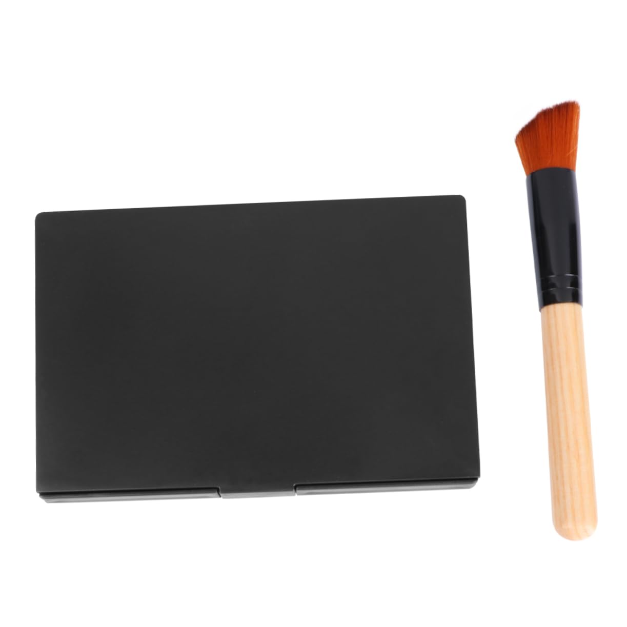 Healeved Colors Concealer with Powder Brush Safe Makeup for All Skin Types Portable and Travel Friendly Oblique Head Brush for Blusher and Face Powder Application